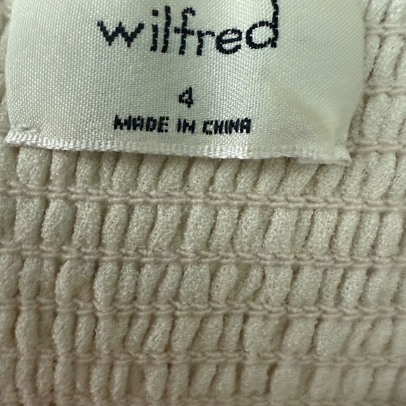 Wilfred Aritzia Cream Sheath Maxi Dress Sleeveless Size 4 - Picture 2 of 14